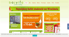 Desktop Screenshot of bazyliabar.pl